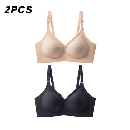 1/2/3 PCS Wireless Bras for Women Comfy Seamless Bra No Underwire Bras Full Coverage Bralettes Soft Comfortable Everyday Bra