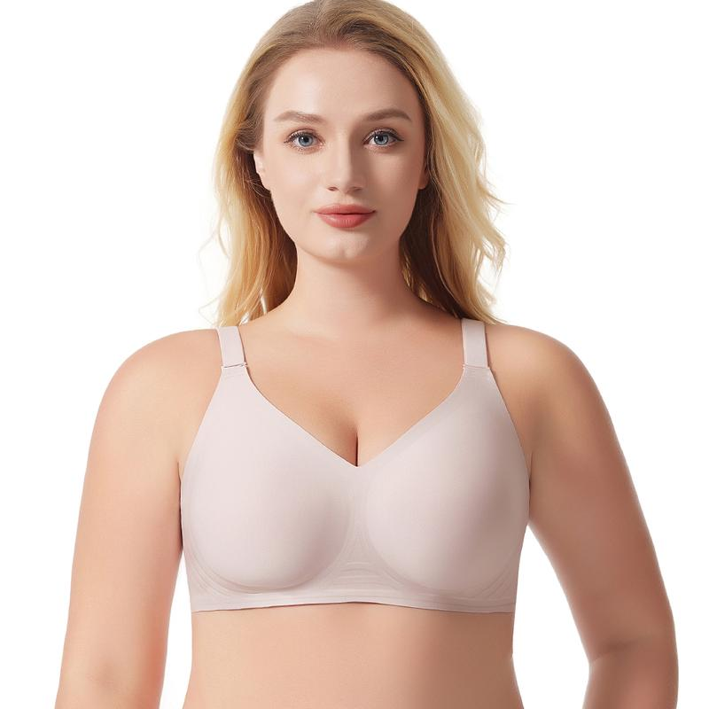 1/2/3 PCS Wireless Bras for Women Comfy Seamless Bra No Underwire Bras Full Coverage Bralettes Soft Comfortable Everyday Bra