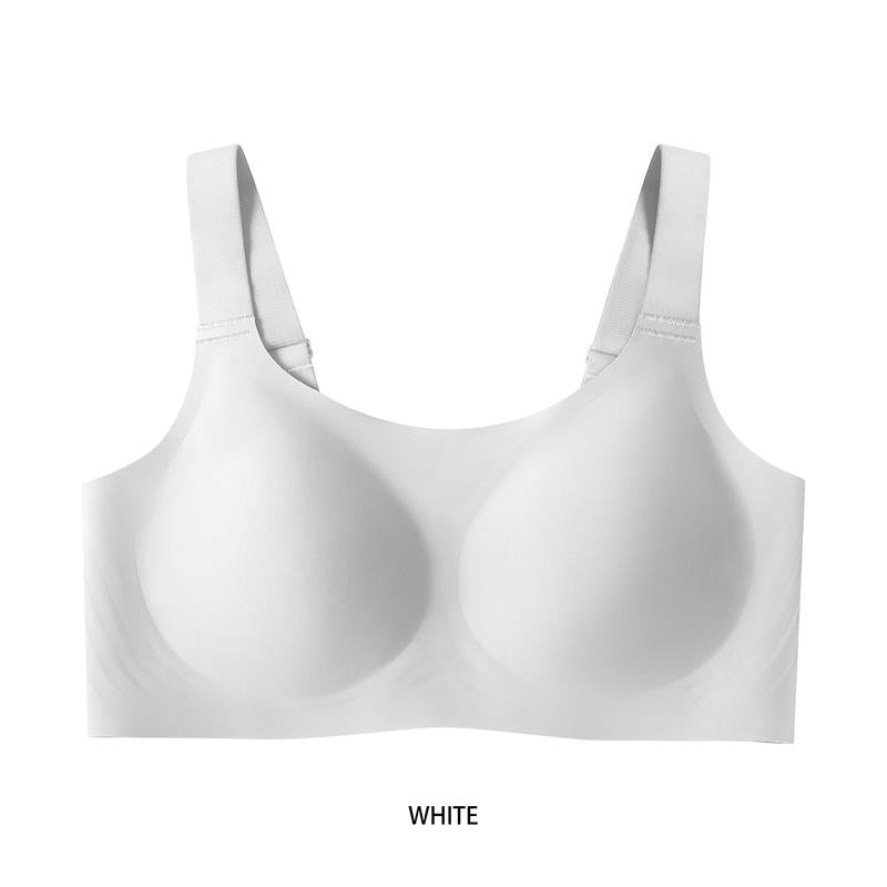 Werena Wireless Bras for Women Push up Seamless Bras Full Coverage Comfortable Everyday Bra with Medium Support Breathable Strip