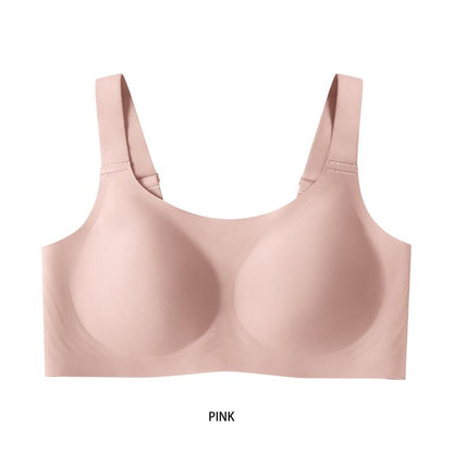 Werena Wireless Bras for Women Push up Seamless Bras Full Coverage Comfortable Everyday Bra with Medium Support Breathable Strip