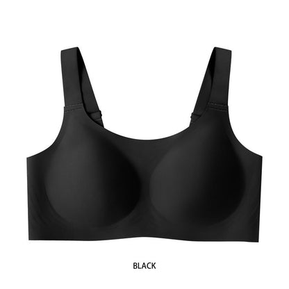 Werena Wireless Bras for Women Push up Seamless Bras Full Coverage Comfortable Everyday Bra with Medium Support Breathable Strip