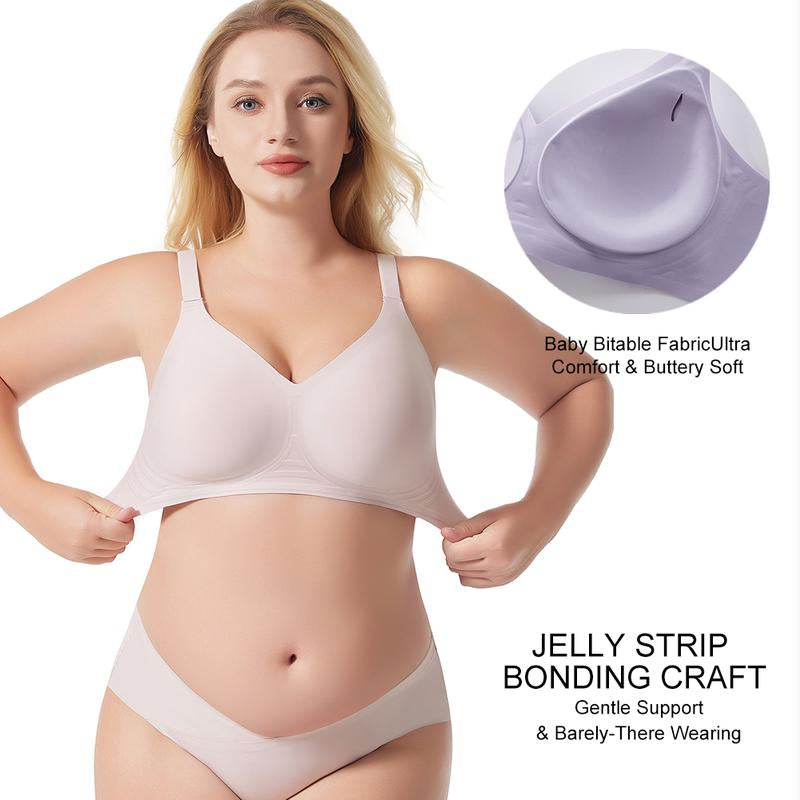 1/2/3 PCS Wireless Bras for Women Comfy Seamless Bra No Underwire Bras Full Coverage Bralettes Soft Comfortable Everyday Bra