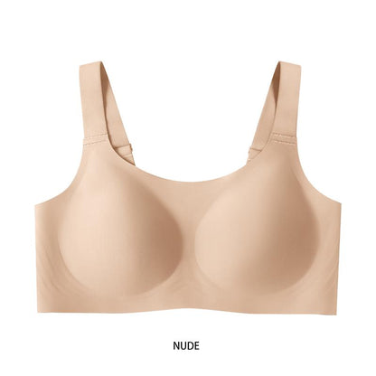 Werena Wireless Bras for Women Push up Seamless Bras Full Coverage Comfortable Everyday Bra with Medium Support Breathable Strip